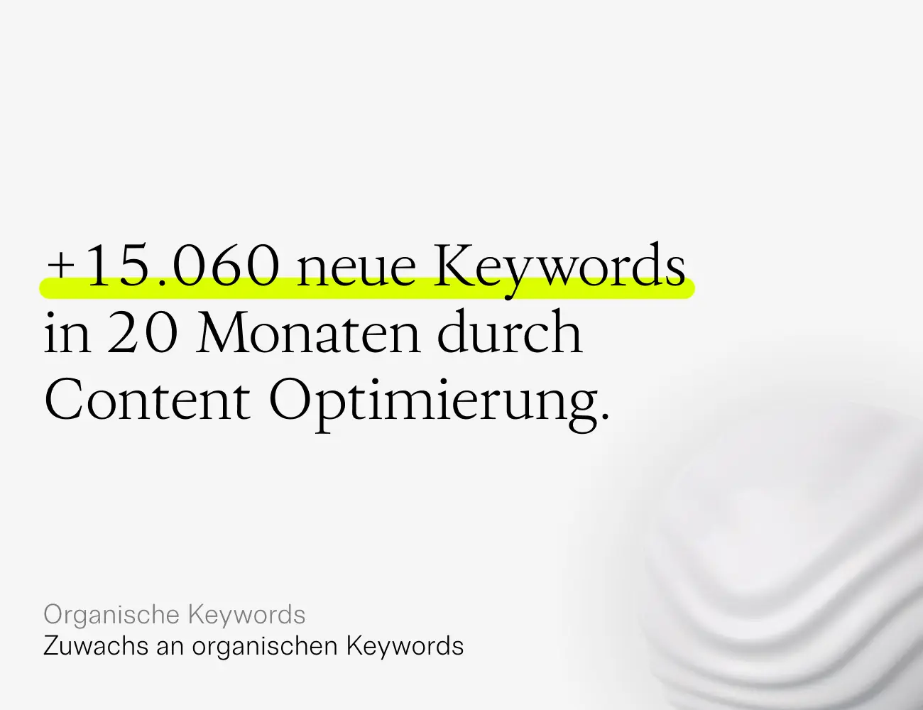 Organische Keyword Zuwachs