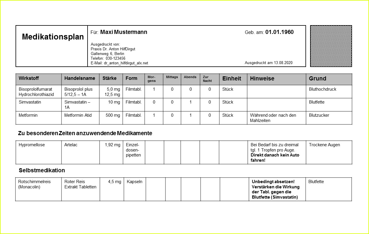 Medikationsplan